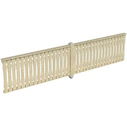 Brüstungsgeländer SKANHOLZ "Balkonschalung", beige (natur), H:96cm L:465cm, Geländer