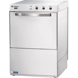 Stalgast Geschirrspülmaschine Universal GN1/1 mit Klarspülmitteldosierpumpe, 2 Spülprogramme