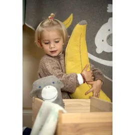 David Fussenegger Dekokissen Juwel 'Banane' 20 x 70 cm Gelb