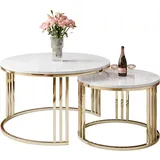 lookway LORI Gold Holzwerkstoff 70 x 49 x 50 cm