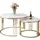 lookway LORI Gold Holzwerkstoff 70 x 49 x 50 cm
