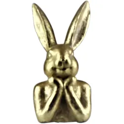 Dekofigur AM DESIGN "Hasenbüste "Träumer"", gold (goldfarben), B:13,5cm H:36,5cm, Polyresin, Dekofiguren, Osterdekoration aus Polyresin