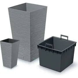 Prosperplast Furu Square 60 x 60 x 60 cm Grau