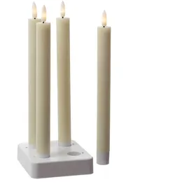 MARELIDA LED Stabkerzen LISA 25 cm creme 4 St.