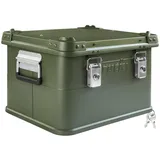 Trucky Aluminium Box mit Deckel Grün Alu Kiste Box Alukiste 30 Liter Transportbox Metallbox Alu Aufbewahrungsbox Boxen Abschliessbar Metallkiste