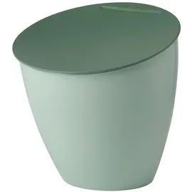 Mepal - Küchenabfalleimer Calypso - Kleiner Mülleimer mit Deckel - Komposteimer Küche - Ideal für die Küchenorganisation - Küchenhelfer & Spülmaschinenfest - 2200 ml - Nordic sage