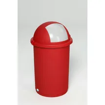 Proregal Robuster Abfallbehälter 50 l Rot