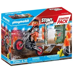 Playmobil Stuntshow Motorrad mit Feuerwand