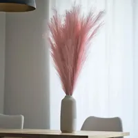 layba Künstliches Pampasgras 3er-Set Rosa 100 cm