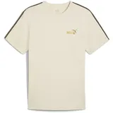 Puma Essentials Tape Minimal Gold T-Shirt Herren 87 - alpine snow M