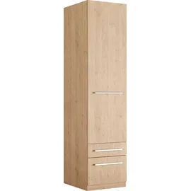 Priess Kleiderschrank PRIESS "Schrank Garderobe Wäscheschrank Barcelona in 5 Breiten", braun (edelbuchefarben), B:48cm H:193cm T:54cm, Holzwerkstoff, Schränke, Kleiderschrank, viel Stauraum, geräumige Schubkästen, mit Spiegel, MADE IN GERMANY
