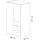 masseno Drehtürenschrank PINELLO 96 x 177 x 50 cm Weiß