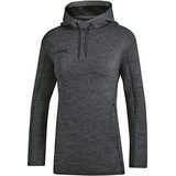 Damen Kapuzensweat Basics anthrazit meliert 42