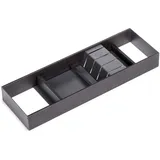 Emuca Messerhalter für Schublade, Messerblock, Grau