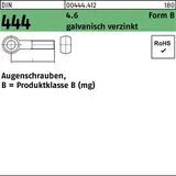 F. REYHER Nchfg. GmbH & Co. KG Augenschraube DIN 444 Form B BM 20 x 160 4.6 galvanisch verzinkt 10 Stück