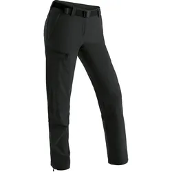 Funktionshose MAIER SPORTS "Inara slim", Damen, Gr. 84, Langgrößen, schwarz, 90% Polyamid, 10% Elasthan, Hosen, Herren Wanderhose, atmungsaktive Outdoor-Hose, 4 Taschen, Slim Fit