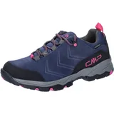 CMP Kinder Trekkingschuhe Melnick Low WP blue-fuxia