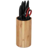 Messerblock unbestückt Universal Messerhalter Messeraufbewahrung rund leicht