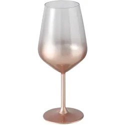 Weinglas mit Farbverlauf Roségold Metallic von Boltze Hingucker Modernes Weinglas
