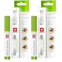 Eveline Cosmetics Wimpernserum für Wachstum & Regeneration - Advance Volumière 3in1 mit Bio Restore Complex & Hyaluronsäure - 10ml (Packung mit 2)