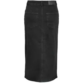 Noisy May Kath Slit Midi Vi478bl Jeansrock - Black Denim - XS