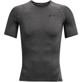 Under Armour HeatGear kurzarm Funktionsshirt Herren carbon heather S