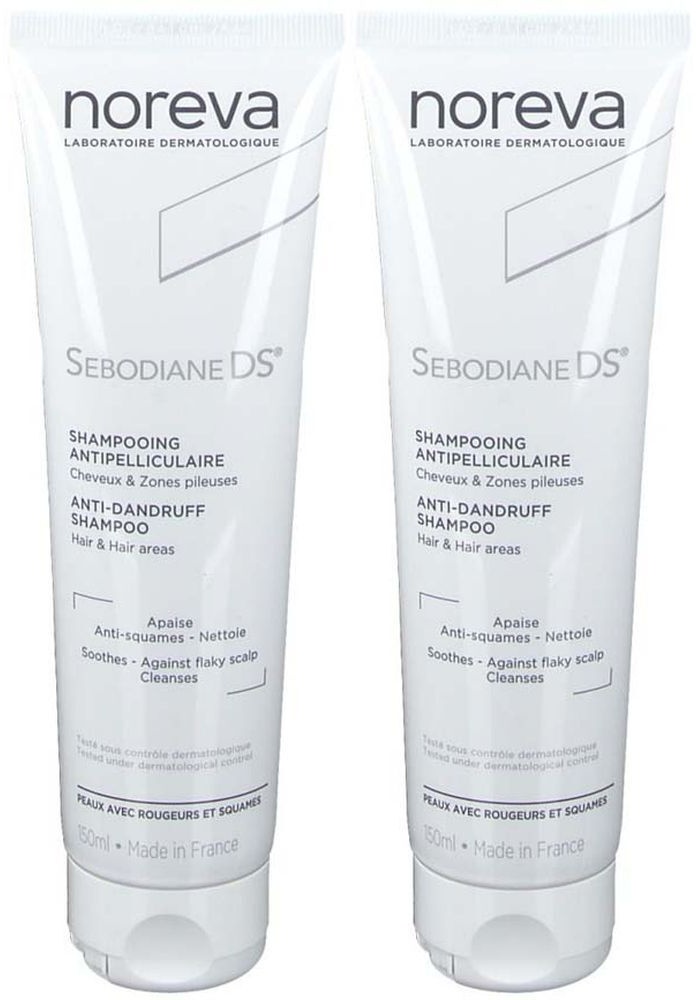 Noreva Laboratoires Sebodiane DS Shampooing traitant anti-pelliculaire intensif 2x150 ml shampooing