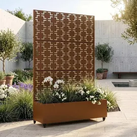 casa.pro Aaskis 190 x 120 x 38 cm Braun