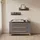 livinity® Wickelkommode Mailo, Grau/Artisan, XL mit 3 Schubladen