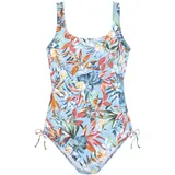 VENICE BEACH Badeanzug Damen hellblau-bedruckt Gr.38 Cup B