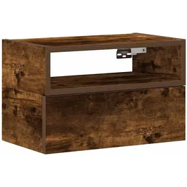 vidaXL Hängenachtschrank Räuchereiche 45 x 26 x 28,5 cm Braun