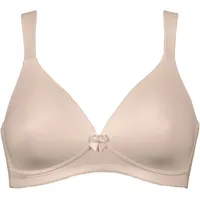 NATURANA Naturana® BH Damen ohne Bügel [Cup A-D] I 100% Gepolsterte Träger I BH ohne Bügel mit nahtlosen Cups I Damen BH mit Unterbrustband 85 Light Beige B - 85B