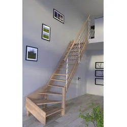 STARWOOD Raumspartreppe »Rhodos«, Buchenholz, 13 Stufen, max. Geschosshöhe 300 cm - braun