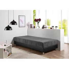 MAINTAL Polsterliege 83 x 203 cm Schwarz/Grau