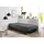 MAINTAL Polsterliege 83 x 203 cm Schwarz/Grau