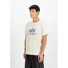 Alpha Industries Basic T-Shirt Vint. White/Night Purple L