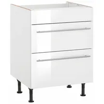 OPTIFIT Kochfeldumbauschrank Bern 60 x 58,4 x 87 cm Weiß