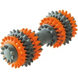 Hunter Tooth Cleaner Hundespielzeug, interaktiv, Zahnreinigung, Vollgummi, 13cm, orange/grau
