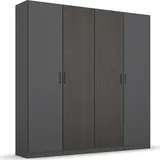 Rauch Miro 181 x 210 x 54 cm graumetallic/black oak