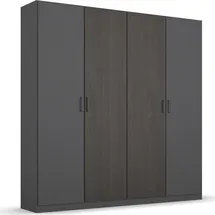 Rauch Miro 181 x 210 x 54 cm graumetallic/black oak