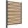 Siena Garden Sichtschutzmatte 160 x 210 cm Braun Metall