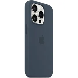 Apple iPhone 15 Pro Max Silikon Case Sturmblau