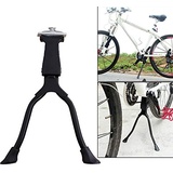 WMLBK Fahrradständer Zweibein, Zweibeinständer Fahrradständer passend für Fahrräder von 26", aus Aluminium, Schwarz - Zweibein-Ständer