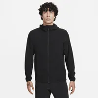 Nike Unlimited vielseitige, wasserabweisende Jacke mit Kapuze für Herren Schwarz, L