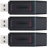 Kingston DataTraveler Exodia Flash-Laufwerk, 64 GB, DTX/64 GB, 3 St ck