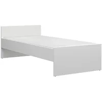 MID.YOU Bett Nepo Plus 90 x 200 cm Buche massiv weiß