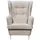 ed lifestyle Sessel HANS Webstoff 75 x 103 x 80 cm Beige