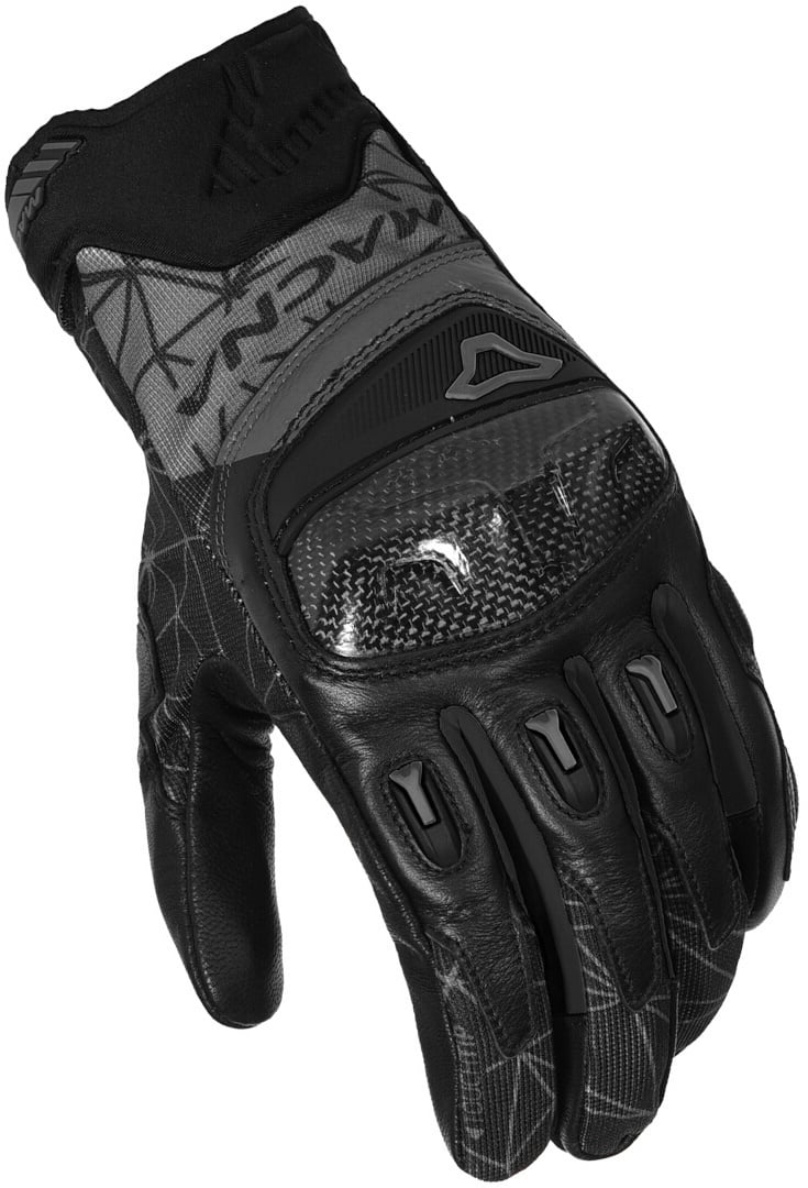 Macna Rocco Motorrad Handschuhe, schwarz, Größe 2XL für Männer