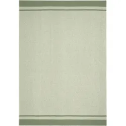Wolldecke BIEDERLACK "Arezzo Stripe", grün, B:150cm L:200cm, Wolle, Wohndecken, mit recycelter Wolle