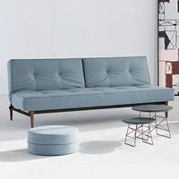 Innovation Living TM Schlafsofa »Splitback«, mit dunklen Styletto Beinen, in skandinavischen Design blau